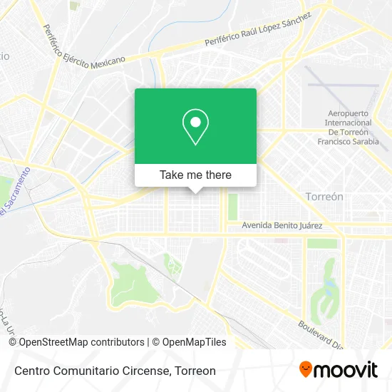 Mapa de Centro Comunitario Circense