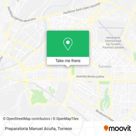 Preparatoria Manuel Acuña map