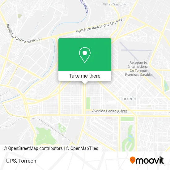 UPS map