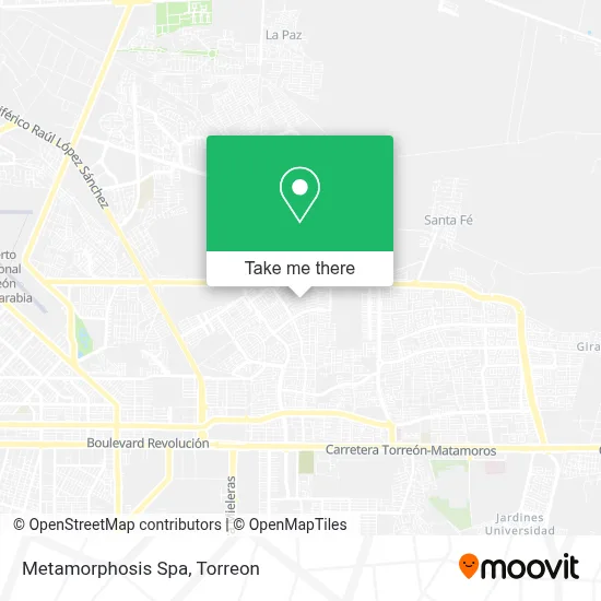 Metamorphosis Spa map