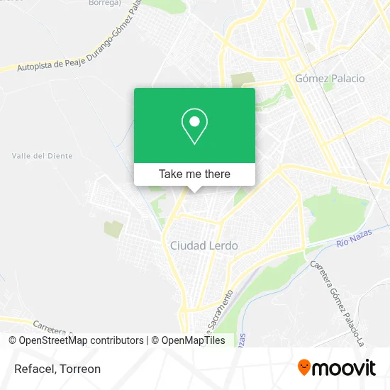 Refacel map
