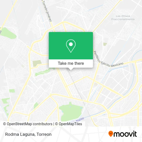 Rodma Laguna map
