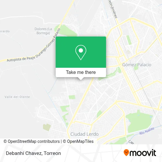 Debanhi Chavez map