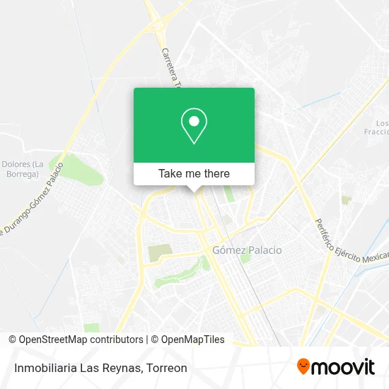 Inmobiliaria Las Reynas map