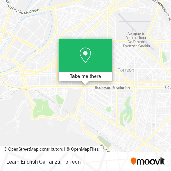 Learn English Carranza map