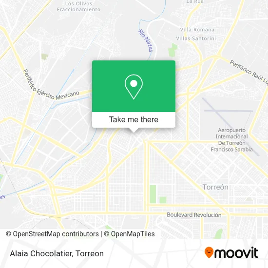 Alaia Chocolatier map