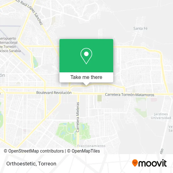 Orthoestetic map