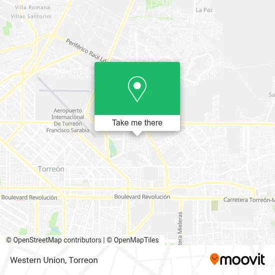 Western Union map