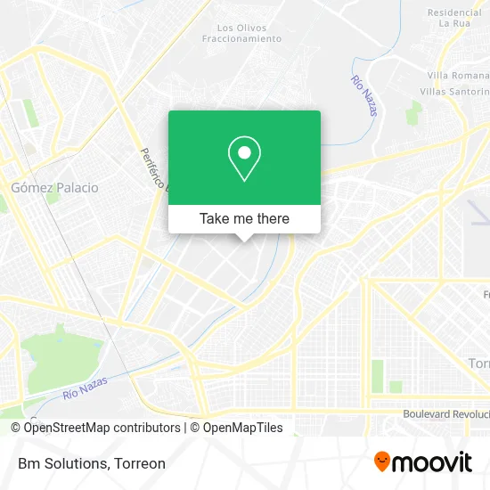 Bm Solutions map