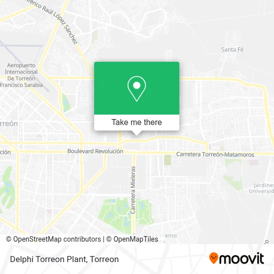 Delphi Torreon Plant map