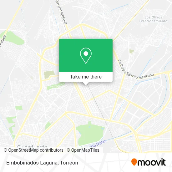 Embobinados Laguna map