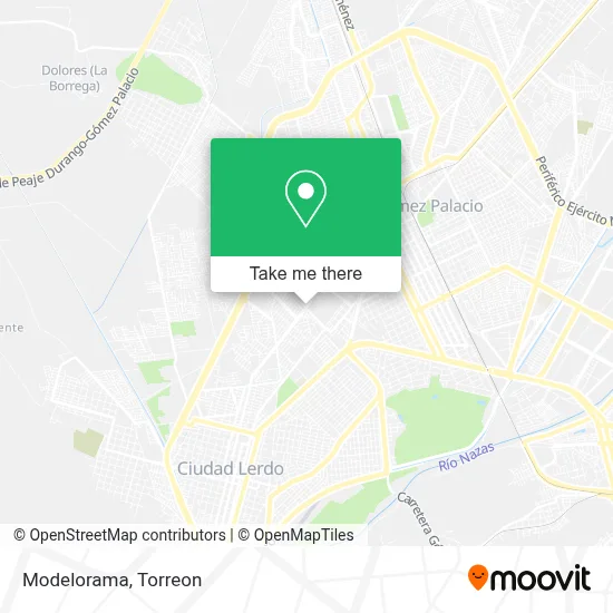 Modelorama map