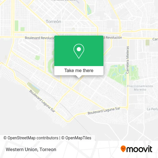 Western Union map