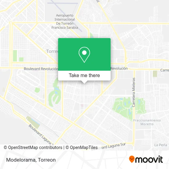 Modelorama map