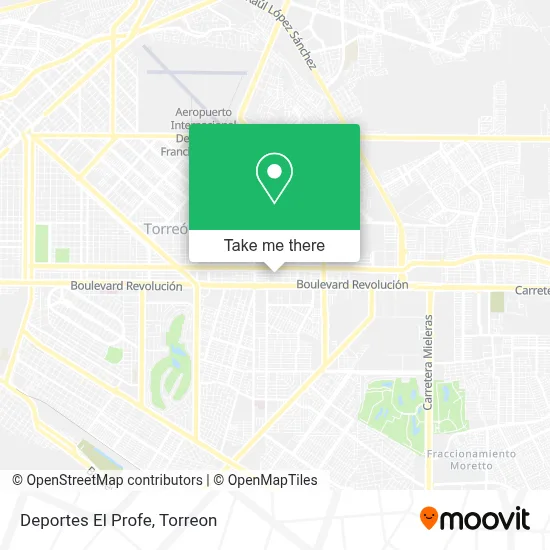 Deportes El Profe map