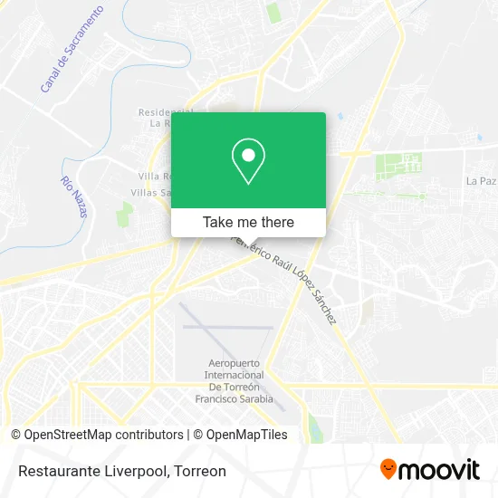 Restaurante Liverpool map