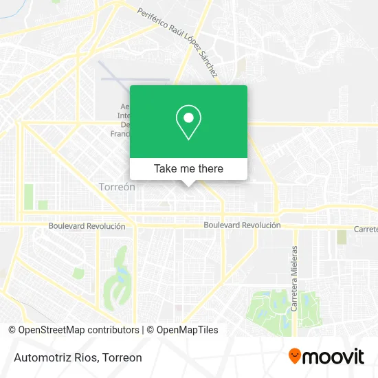 Automotriz Rios map