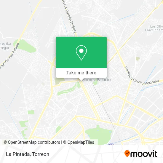 La Pintada map