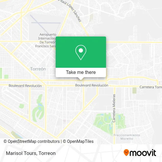 Marisol Tours map