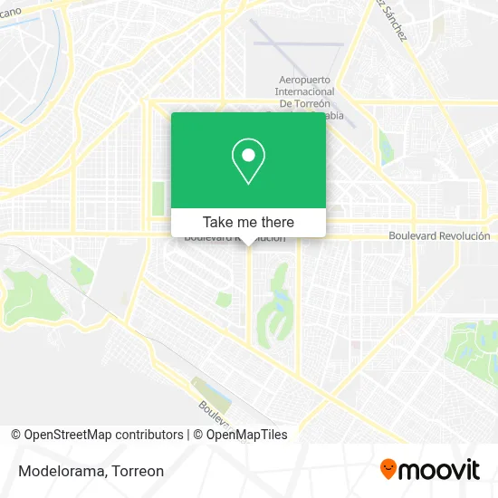 Modelorama map