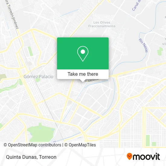 Quinta Dunas map