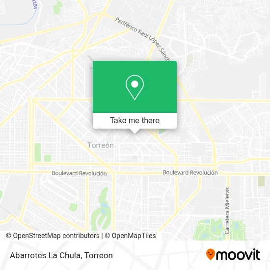 Abarrotes La Chula map