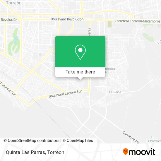 Quinta Las Parras map