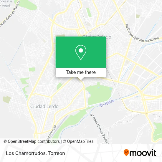 Los Chamorrudos map