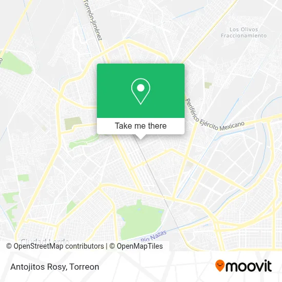 Antojitos Rosy map