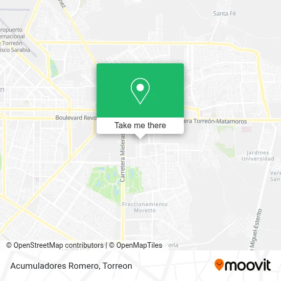 Acumuladores Romero map