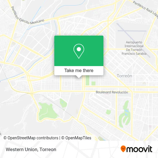Western Union map