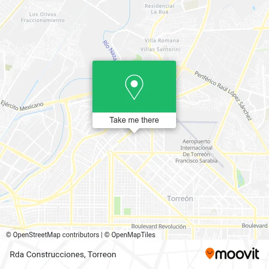 Rda Construcciones map