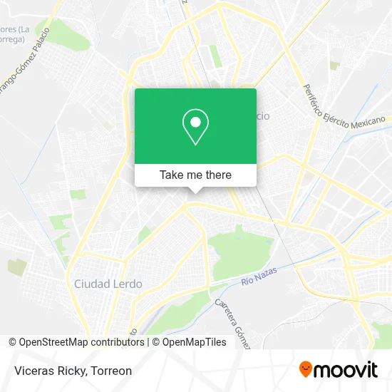 Viceras Ricky map