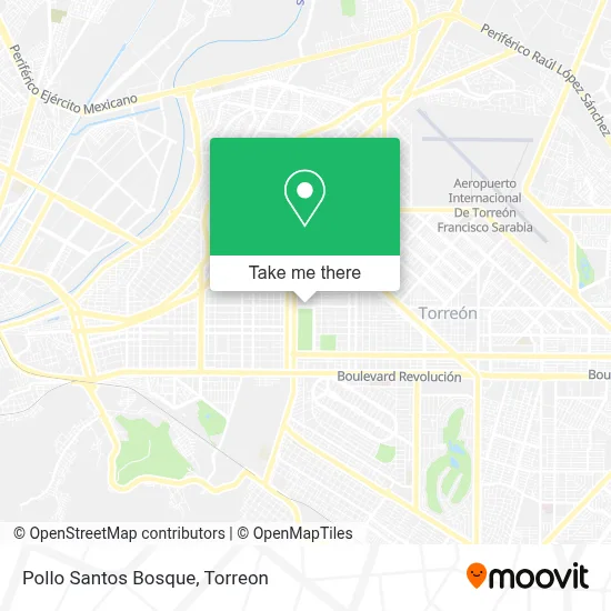 Pollo Santos Bosque map