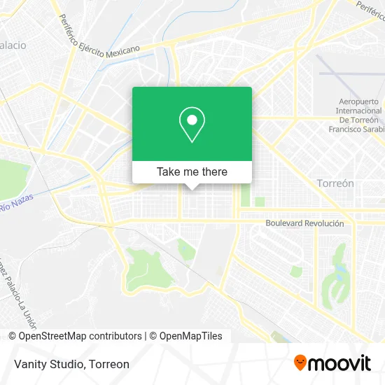 Vanity Studio map