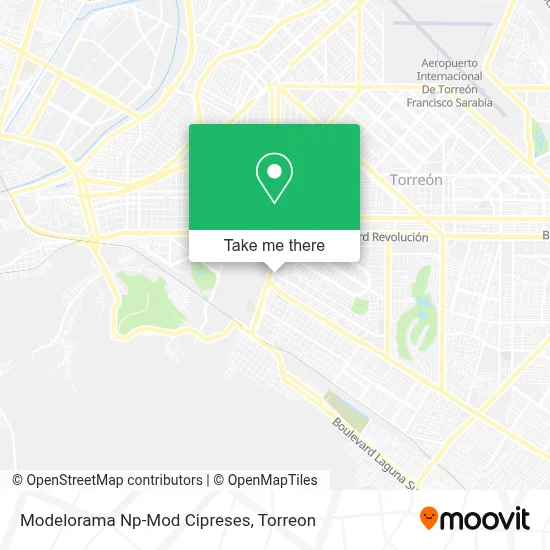Modelorama Np-Mod Cipreses map