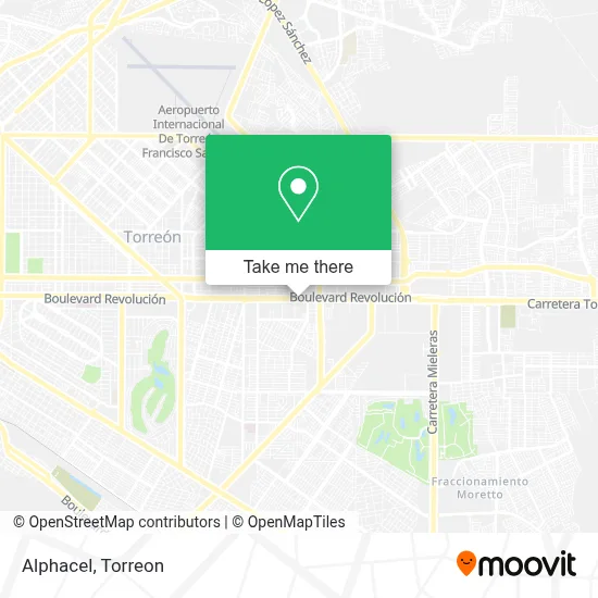 Alphacel map