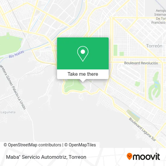 Maba" Servicio Automotriz map