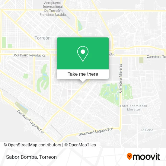 Sabor Bomba map