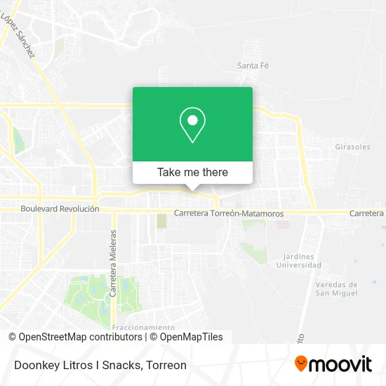 Doonkey Litros I Snacks map
