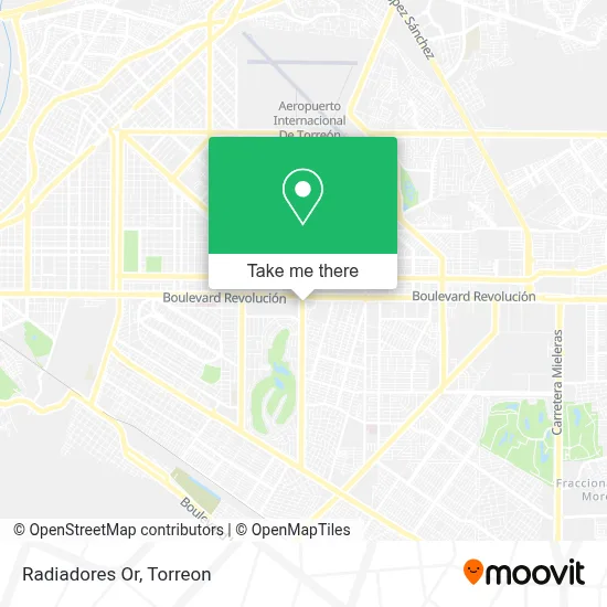 Radiadores Or map