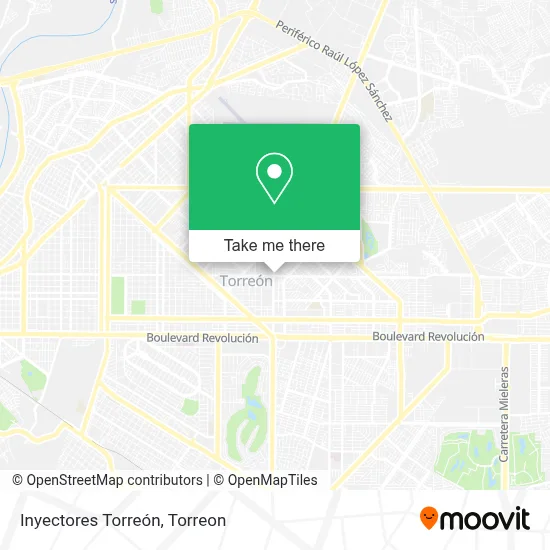 Inyectores Torreón map