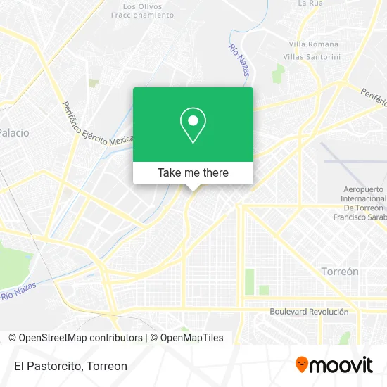 El Pastorcito map