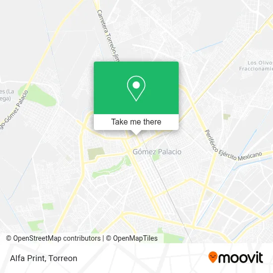 Alfa Print map