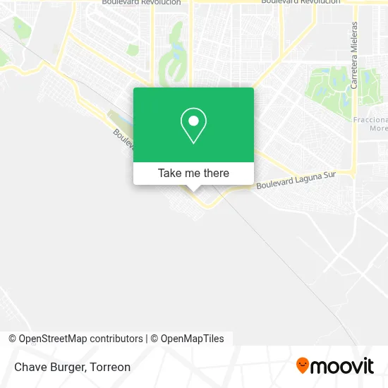 Chave Burger map