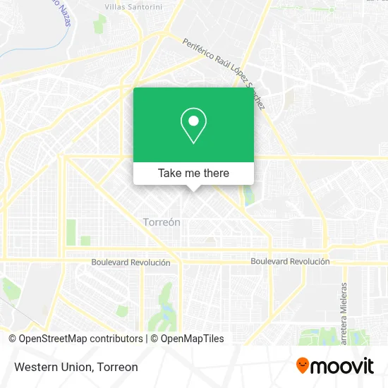 Western Union map