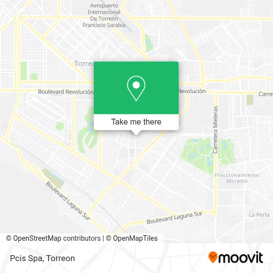 Pcis Spa map
