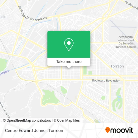Centro Edward Jenner map
