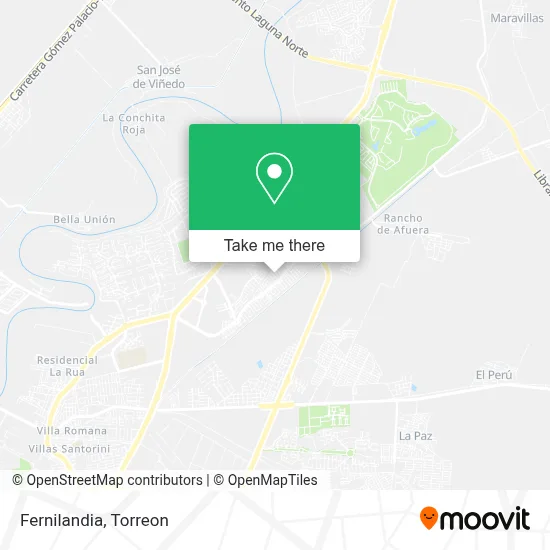 Fernilandia map