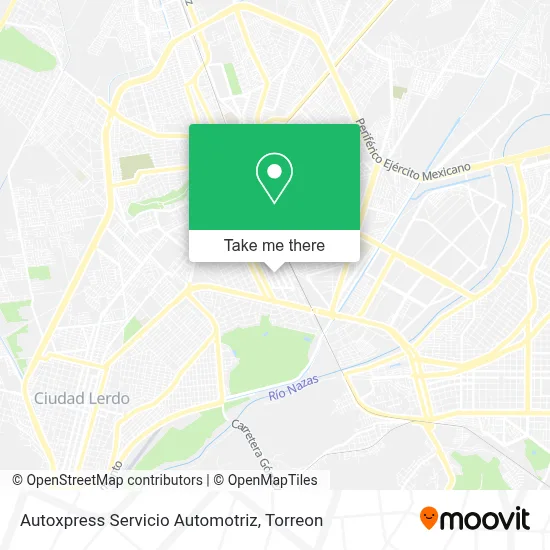 Autoxpress Servicio Automotriz map